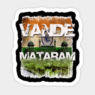 Vande Mataram Sticker